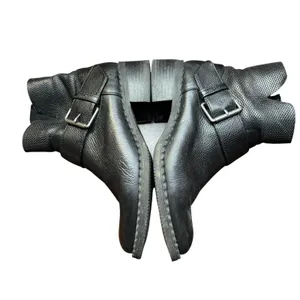 Gentle Souls Booties Womens Size 8 Black Leather Binta Slit Moto‎ Bootie Zip thumbnail 8