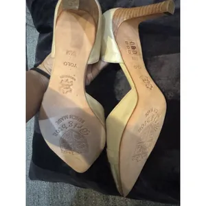Brighton Yolo Women's Size 8.5 Beige‎ Nude Leather Pumps No Box thumbnail 3