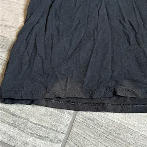 Port and Company Black V-Neck Tee with Green Script thumbnail 4