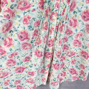Lauren Conrad Floral‎ Blouse Women Medium Flowy Cottage Feminine Dainty Coquette thumbnail 6