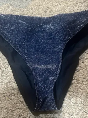 triangl swimwear Sparkle Navy Shimmery Bikini Set thumbnail 2