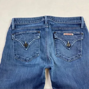 Hudson Flap Pocket Medium Wash Stretch Straight Leg Jean Womens Size‎ 26 HEMMED thumbnail 9