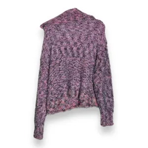 Free People Pink‎ Stella Collared Button Soft Sweater Women's Size S Oversized thumbnail 2