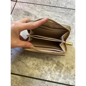 Michael Kors Jet Set Small Zip Around Card Case Pebbled Leather Pink Gold Tone thumbnail 6