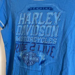HARLEY DAVIDSON Woman’s Blue Short Sleeved Florida Size Large TShirt thumbnail 2