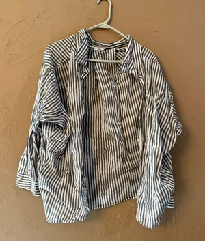 ZARA Button Down Shirt Long Sleeve thumbnail 1