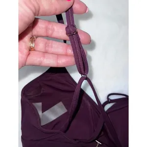NWOT Calia Women's Purple Sports Bra Size Small Criss-Cross Front‎ Activewear thumbnail 5
