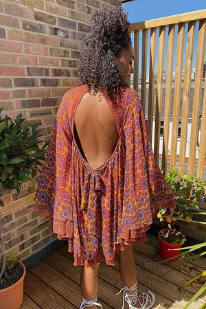 Free People (SOLD) Gabi printed Mini Dress XS thumbnail 2