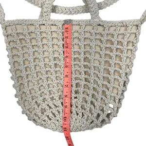 MADEWELL Crocheted Rope Tote Antique Cream Summer Vibes Boho Vacation Resort thumbnail 10