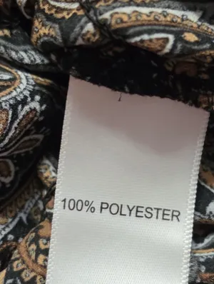 Counterparts Long Sleeve Paisley Print Blouse Size Large thumbnail 4