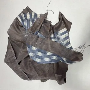 Unisex Silk Scarf With Thin Fringes‎ 68" x 25" - NEW in Bag. thumbnail 7