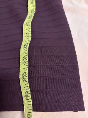 Guess Los Angeles Deep Plum Rhinestone Details Bodycon Dress Glam Date-night thumbnail 6