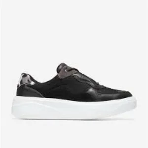 Cole Haan Grandpro Ultra Sneaker black white leopard print‎ size 6 thumbnail 2