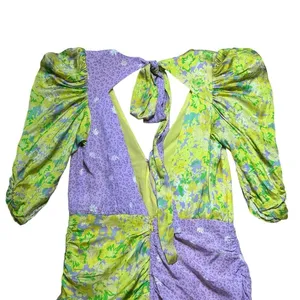 For Love & Lemons Dubois Mixed Print Freedom Floral Mini Dress US S thumbnail 7
