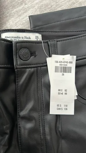 Abercrombie Leather Pants thumbnail 4