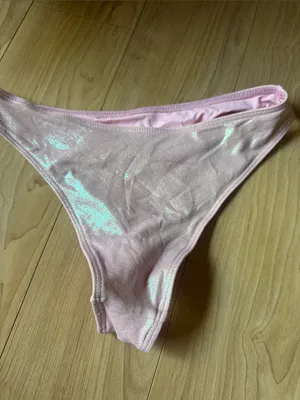 Frankie's Bikinis Pink Shimmer Bikini Bottoms thumbnail 5