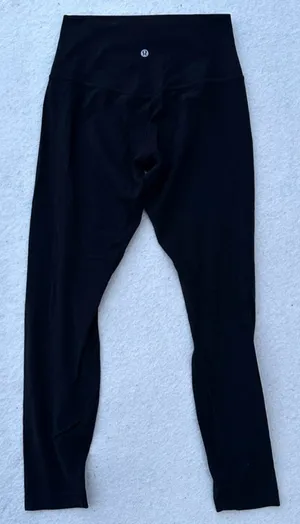 LULULEMON ALIGN ll 25" black leggings run gym workout thumbnail 1
