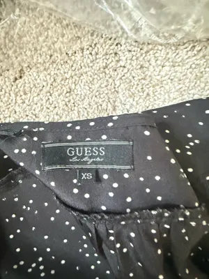 Black Polka Dot Guess Dress thumbnail 3