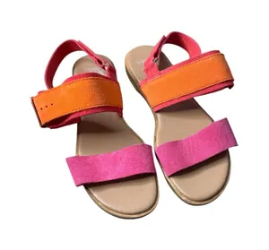 Sorel Ella III 2069721-617 Sandals Womens 8 Multi Leather Slingback DDK1737 thumbnail 1