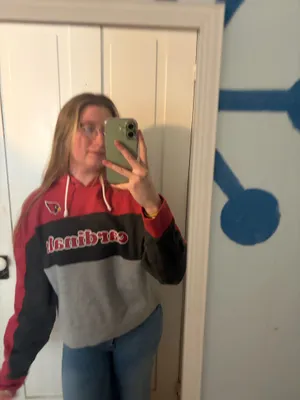 Cardinals red and gray hoodie thumbnail 7