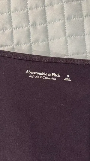 Abercrombie Soft A&F Collection Bodysuit Black thumbnail 3