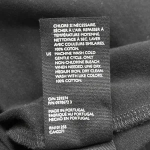 COS Black 100% Cotton Short Sleeve Plain Mock Neck Mini T Shirt Dress Size XS thumbnail 8