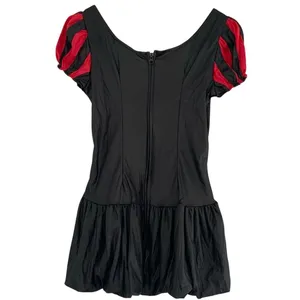Charades Darkside Snow White Gothic Black Red Mini Dress Costume NEW Teen 12-14 thumbnail 3