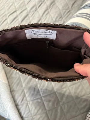 NWOT Kathy Ireland brown clutch bag thumbnail 3
