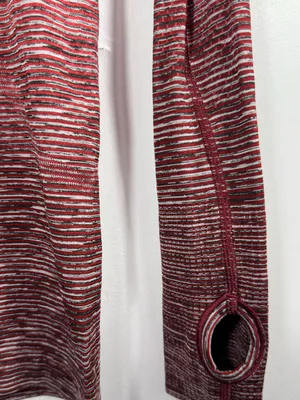 Lululemon Swiftly Tech Long Sleeve Crew Size 4 Red‎ Alert White Dark Sport Red thumbnail 7