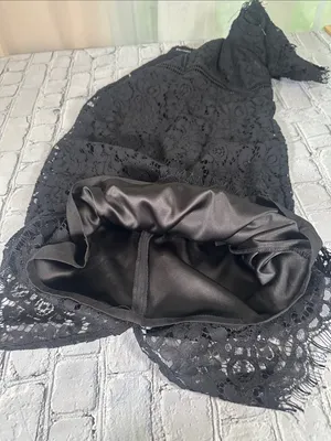 Bardot Black Lace Sheath Midi Dress size 6 Medium thumbnail 7