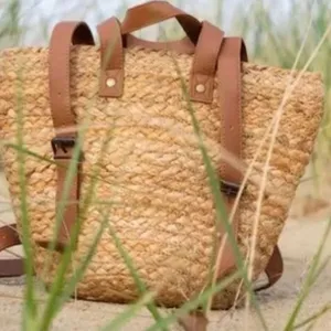 NWT XIX Palms Beachly The Shore Break Jute Insulated Picnic Cooler Backpack NEW thumbnail 7