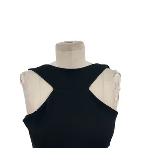 Nookie Long Gown Maxi Dress Bodycon‎ Halter Neck Cut Out Tie Black Size Small thumbnail 5