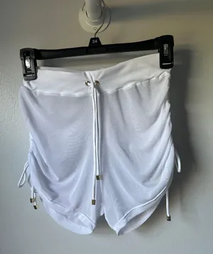 Heart of Sun Swim Sheer White Swim Cover Up thumbnail 3