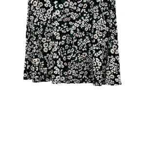 Boden Mini Skirt Jersey‎ Floral Pull-on Black White Size US 8R thumbnail 3