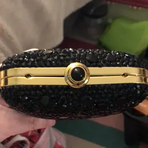Beaded Black Purse/Clutch thumbnail 5