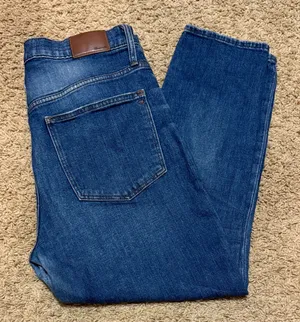 Madewell high rise slim crop boy jeans - 30 thumbnail 1