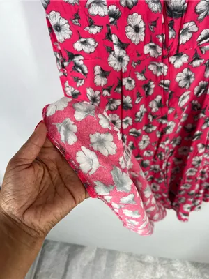 Wallis Fuchsia Floral Cap-Sleeve‎ Mini Dress thumbnail 10