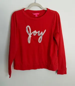 Lilly Pulitizer "Joy" sweatshirt size medium thumbnail 1