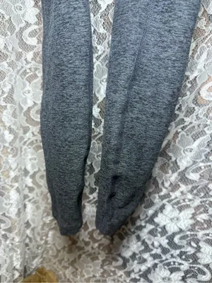 Bombshell Sportswear Charcoal Grey Scoop Neck criss cross back jumpsuit discont. thumbnail 5