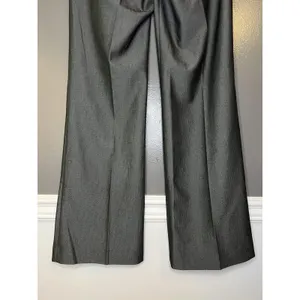 Express Pants Womens 4 Gray Herringbone Bootcut Editor Dress Work Office thumbnail 7