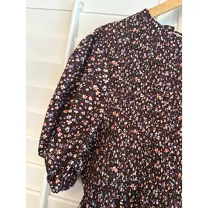 Petal +‎ Pup Purple Floral Midi Dress Size 10 thumbnail 5