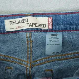 Vtg Y2K Levis 550 Jeans Relaxed Tapered Jeans Women 14M Stretch High Rise Mom thumbnail 5