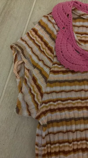 Free people top shirt sleeve crochet collar xs thumbnail 3