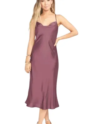 Show Me Your Mumu The Verona Midi Dress - Dusty Plum thumbnail 2