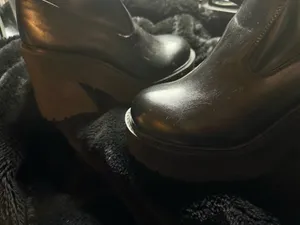 Black Platform Boots Size 9.5 thumbnail 4