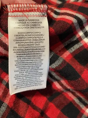 Lauren Ralph Lauren Womens Small Red Plaid Cozy Belted Pockets Robe Logo thumbnail 7