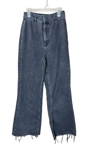 We The Free High Rise‎ Wide Leg Black Jean Size 27 thumbnail 1