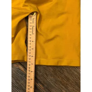 Alphalete Amplify Mustard Yellow Seamless Scrunch Butt Biker Shorts Womens Small thumbnail 5