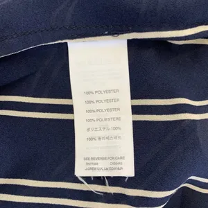 J Crew Blouse 8 Blue Sheer Sleeveless Striped Summer Career Preppy B5941 thumbnail 6