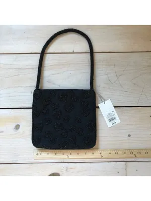 A New Day NWT Beaded Heart Flat Shoulder Bag thumbnail 8